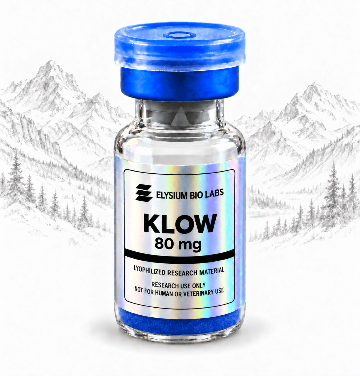 KLOW 80 mg research vial