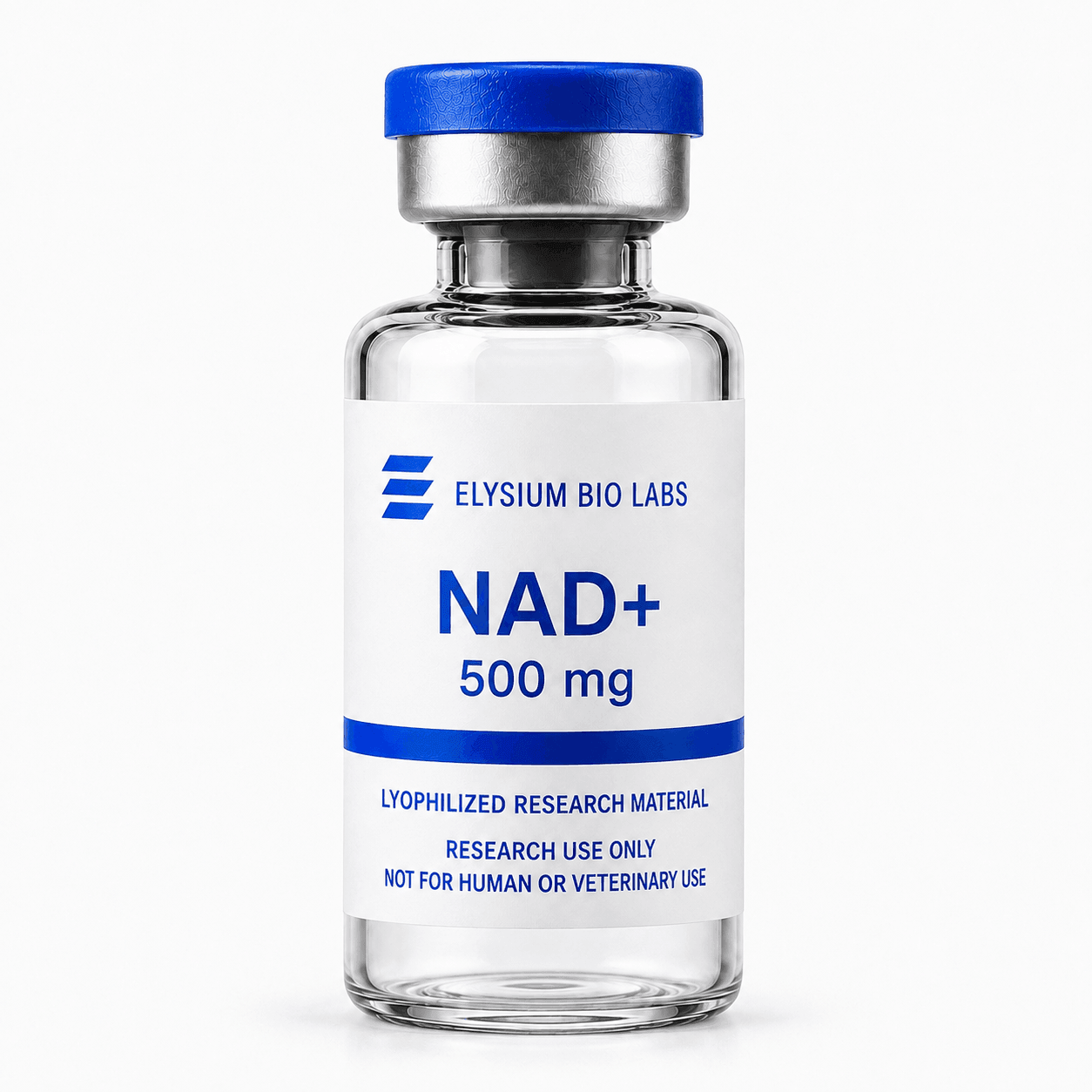 NAD+ 500 mg research vial
